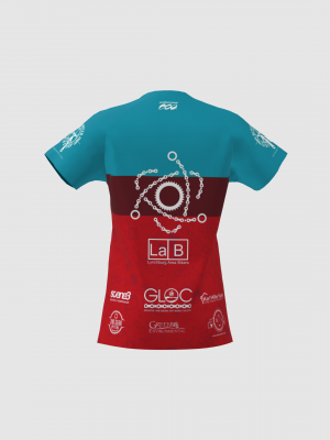 Podiumwear Women's Silver Short Sleeve MTB Jersey - NEW FABRIC 2025!