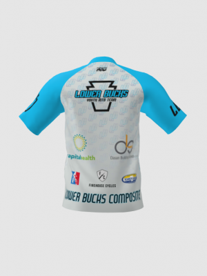 Podiumwear Men's Silver Short Sleeve MTB Jersey - New Fabric 2025!