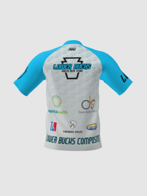 Podiumwear Men's Silver Short Sleeve MTB Jersey