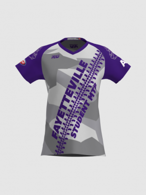 Podiumwear Women's Silver Short Sleeve MTB Jersey