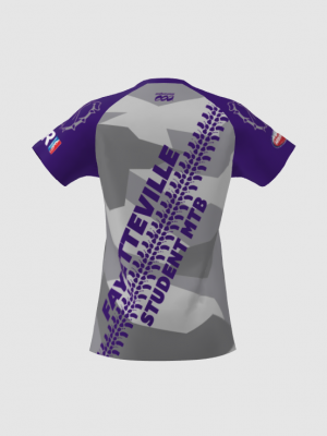 Podiumwear Women's Silver Short Sleeve MTB Jersey