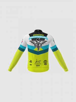 Podiumwear Men's Gold Merino Wool Long Sleeve Jersey