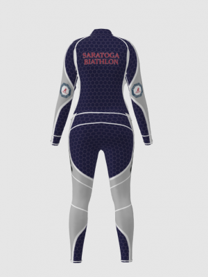 Podiumwear Women's Gold Two-Piece Race Suit