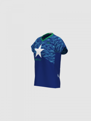 Podiumwear Women's Silver Short Sleeve MTB Jersey - NEW FABRIC 2025!