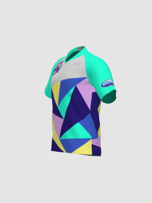 Podiumwear Men's Silver Short Sleeve MTB Jersey - New Fabric 2025!