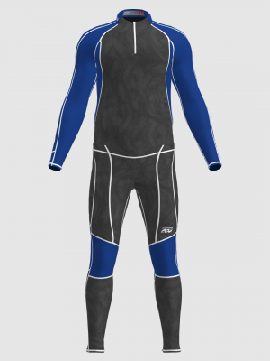 Podiumwear Unisex Gold Two-Piece Race Suit