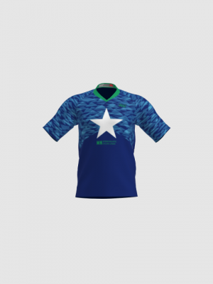 Podiumwear Men's Silver Short Sleeve MTB Jersey - New Fabric 2025!