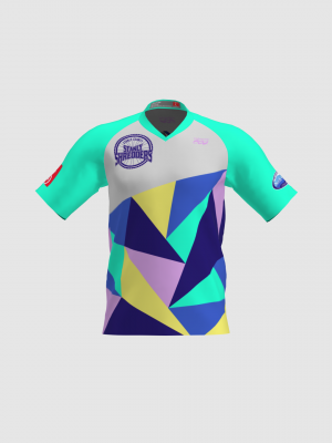 Podiumwear Men's Silver Short Sleeve MTB Jersey