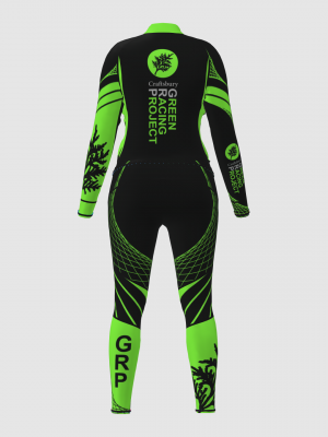 Podiumwear Women's Gold Two-Piece Race Suit
