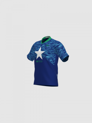 Podiumwear Men's Silver Short Sleeve MTB Jersey - New Fabric 2025!