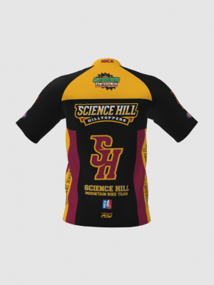 Podiumwear Men's Silver Short Sleeve MTB Jersey - New Fabric 2025!