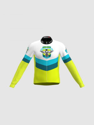 Podiumwear Men's Gold Merino Wool Long Sleeve Jersey