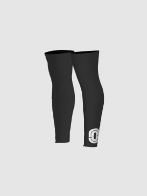 Podiumwear Dyed Black Legwarmers