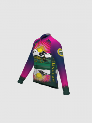 Podiumwear Men's Gold Merino Wool Long Sleeve Jersey