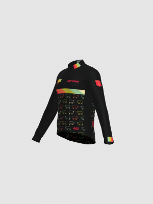 Podiumwear Men's Gold Merino Wool Long Sleeve Jersey