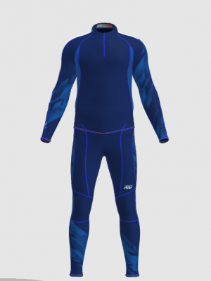 Podiumwear Unisex Gold Two-Piece Race Suit