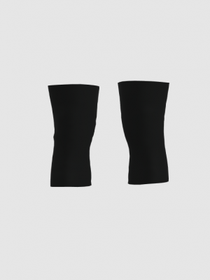 Podiumwear Dyed Black Kneewarmers