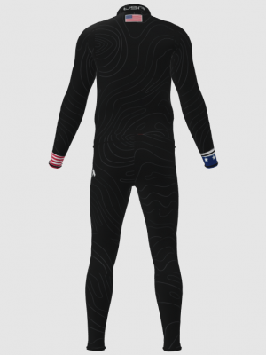 Podiumwear Unisex Gold Two-Piece Race Suit