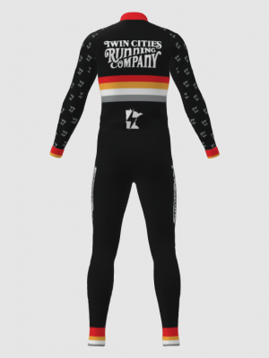 Podiumwear Unisex Silver Two-Piece Race Suit