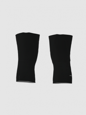 Podiumwear Dyed Black Kneewarmers