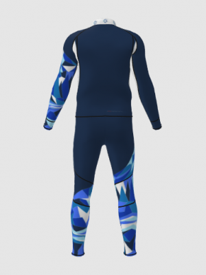 Podiumwear Unisex Gold Two-Piece Race Suit