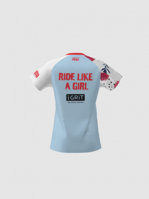 Podiumwear Women's Silver Short Sleeve MTB Jersey