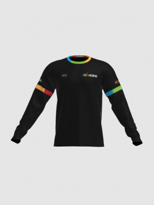 Podiumwear Unisex Silver Long Sleeve Tech Tee - New Fabric 2025!