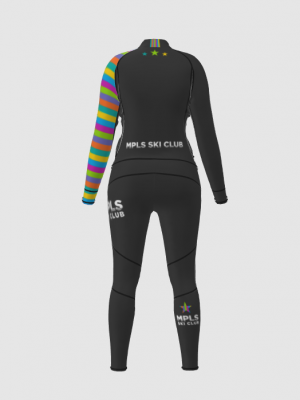 Podiumwear Women's Gold Two-Piece Race Suit