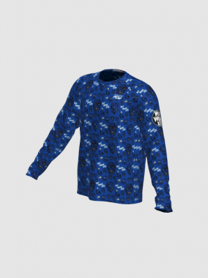 Podiumwear Unisex Silver Long Sleeve Tech Tee - New Fabric 2025!