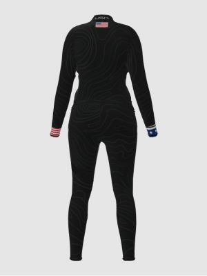 Podiumwear Women's Gold Two-Piece Race Suit