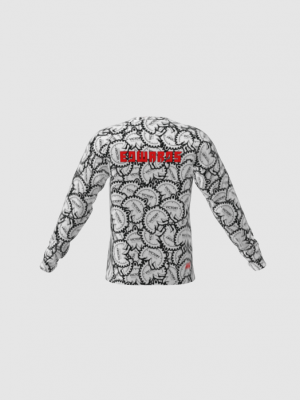 Podiumwear Unisex Silver Long Sleeve Tech Tee - New Fabric 2025!