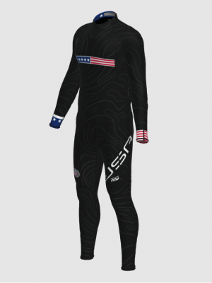 Podiumwear Unisex Gold Two-Piece Race Suit