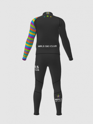 Podiumwear Unisex Gold Two-Piece Race Suit