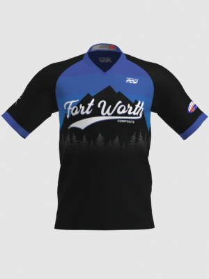 Podiumwear Men's Silver Short Sleeve MTB Jersey