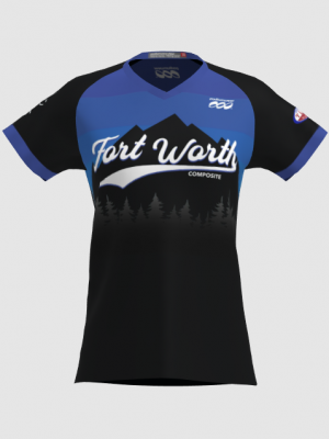 Podiumwear Women's Silver Short Sleeve MTB Jersey - NEW FABRIC 2025!