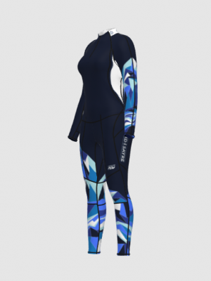Podiumwear Women's Gold Two-Piece Race Suit