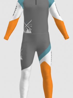 Podiumwear Unisex Bronze Two-Piece Race Suit