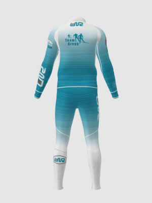 Podiumwear Unisex Gold Two-Piece Race Suit