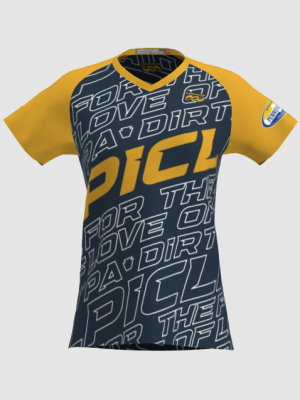 Podiumwear Women's Silver Short Sleeve MTB Jersey