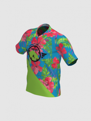 Podiumwear Men's Silver Short Sleeve MTB Jersey - New Fabric 2025!