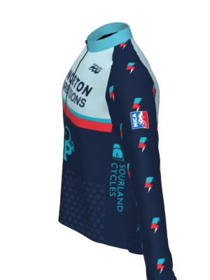 Podiumwear Men's Silver Long Sleeve Jersey