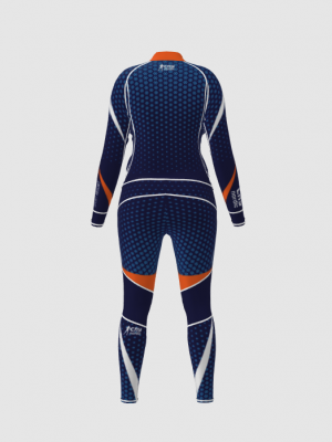 Podiumwear Women's Gold Two-Piece Race Suit