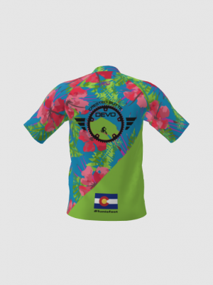 Podiumwear Men's Silver Short Sleeve MTB Jersey - New Fabric 2025!
