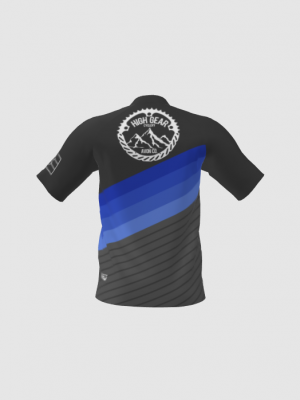 Podiumwear Men's Silver Short Sleeve MTB Jersey - New Fabric 2025!