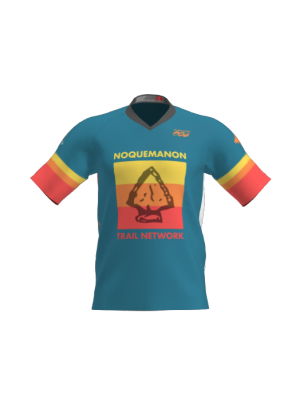 Podiumwear Men's Silver Short Sleeve MTB Jersey - New Fabric 2025!
