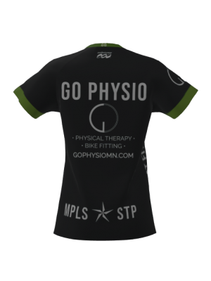 Podiumwear Women's Silver Short Sleeve MTB Jersey - NEW FABRIC 2025!