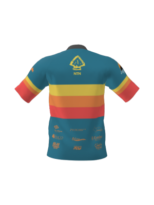 Podiumwear Men's Silver Short Sleeve MTB Jersey - New Fabric 2025!
