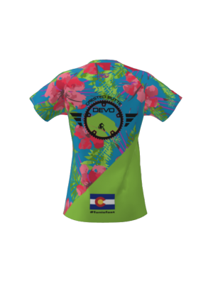 Podiumwear Women's Silver Short Sleeve MTB Jersey - NEW FABRIC 2025!