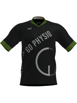 Podiumwear Men's Silver Short Sleeve MTB Jersey - New Fabric 2025!
