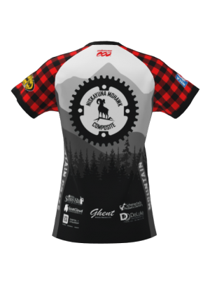 Podiumwear Women's Silver Short Sleeve MTB Jersey - NEW FABRIC 2025!